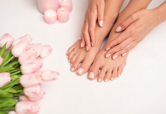 The,Picture,Of,Female,Legs,And,Hands,After,Pedicure,