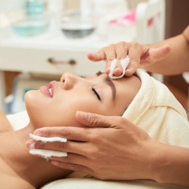 facial in spa salon